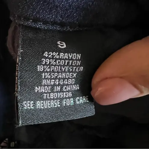 Tinseltown Dark Wash Flare Denim Jeans