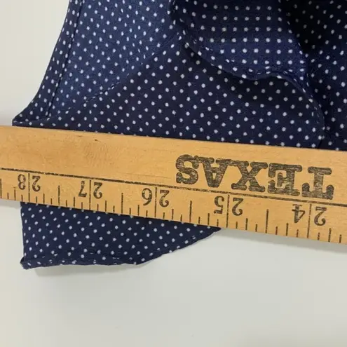 Motherhood Faux Ruffle Wrap Mini Polka Dot Dress