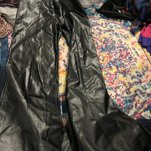 LIONESS  xxs black wide leg pants