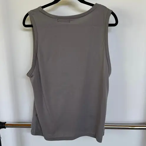 MissLook Janis Joplin Graphic Tank Band Tee Rockstar GF Gray Summer Fest Small