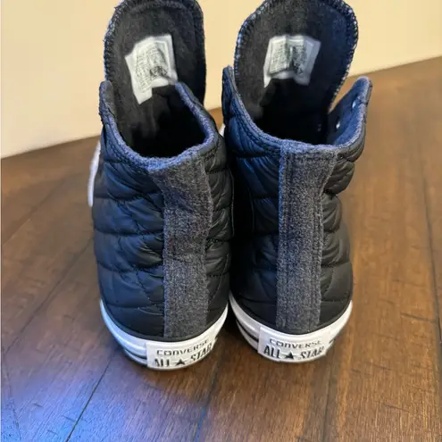 Converse CT High Storm Wind Lined W 7.5 M 5.5 Quilted‎ Gray NO LACES