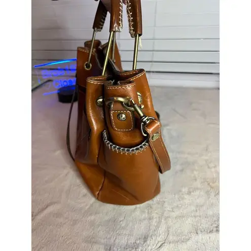 Patricia Nash Gianette Leather Tote Bag Large Capacity Casual Handbag