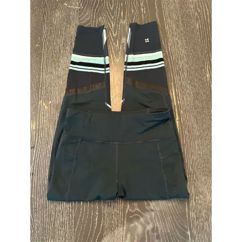 Sweaty Betty Zero Gravity High Waisted 7/8 Running Leggings Black Size S