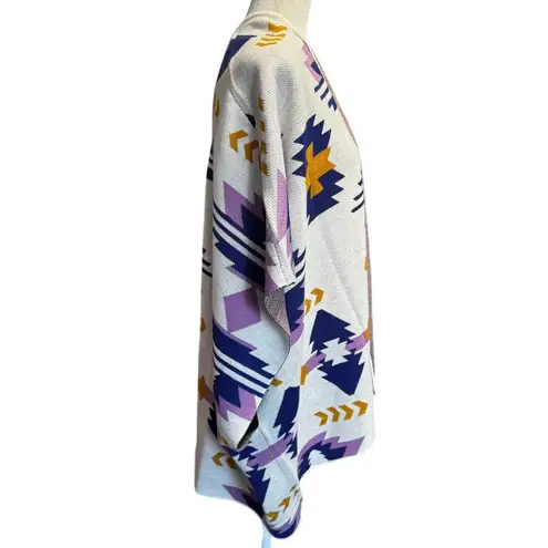 Wrangler Retro Southwestern Poncho Cardigan One Size Fits All