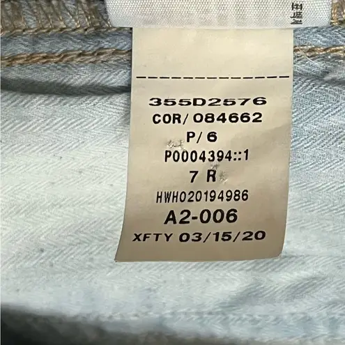 Hollister  Jeans Curvy Ultra‎ High Rise Mom Jeans Belted Raw Hem Size 7 Regular