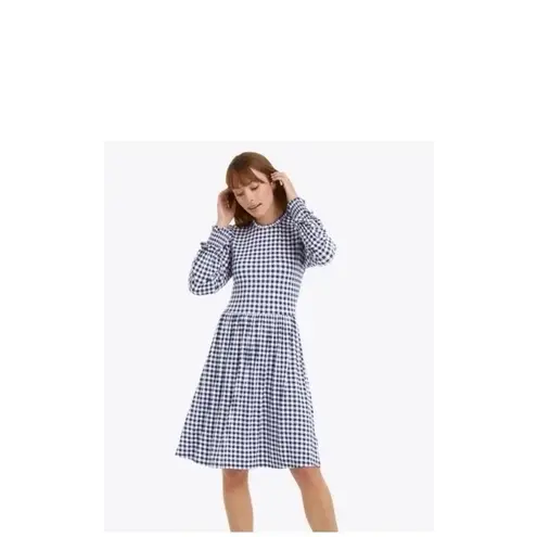 Draper James Kitty Dress Womens XXL Blue White Gingham A-Line Pleated Feminine - Image 13