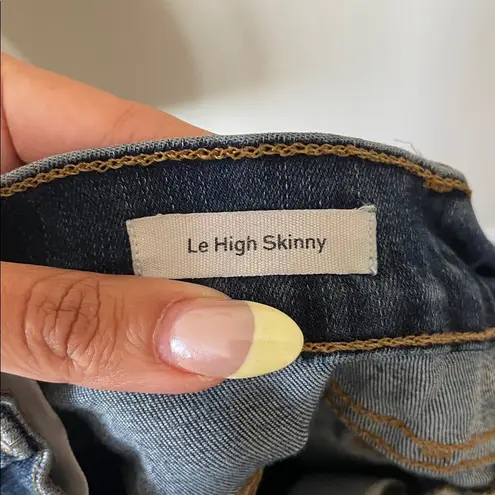frame denim  Le High Skinny Stagger Hem - Image 8