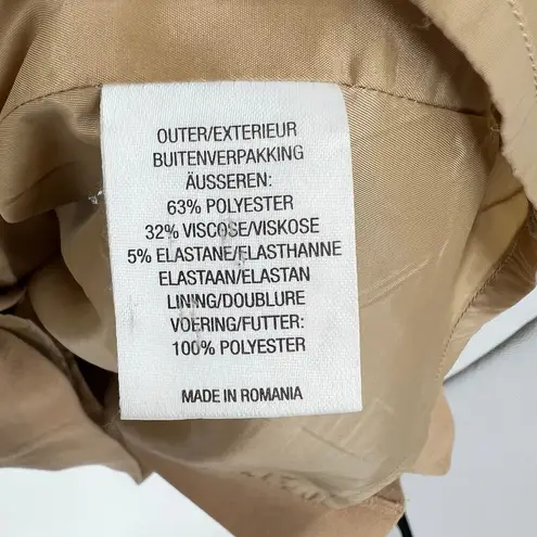 LK Bennett CAMEL brown CAP SLEEVE PENCIL Davina sheath luxury DRESS US size 6