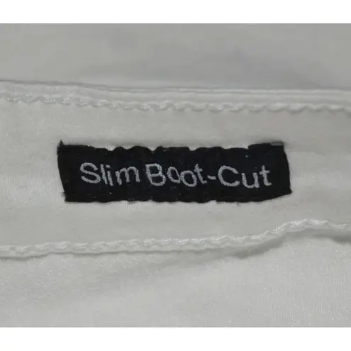 Needle & Cloth Ladies White Denim Jeans Size 14 Slim Boot