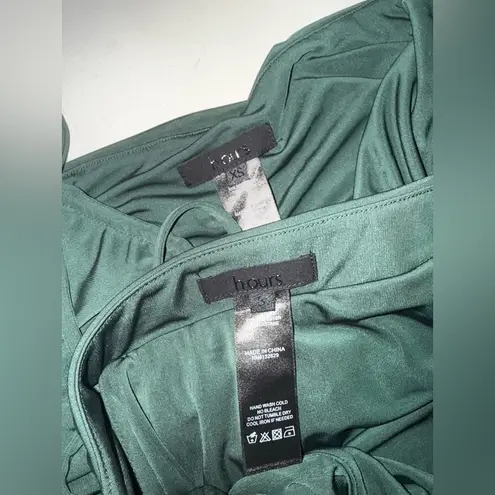 H:ours Skirt Set - Teal Green