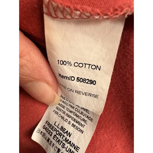 LL Bean Pink Short Sleeve Women’s Cotton T
