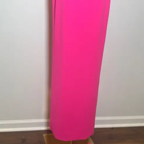 Solace London Joni Maxi Dress Magenta Pink Sleeveless Size US 6 UK 10