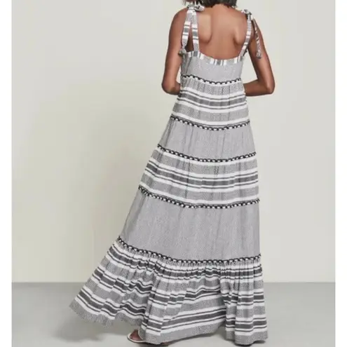Veronica Beard NEW NWT Quartz Maxi Dress Black White Patterned size XS