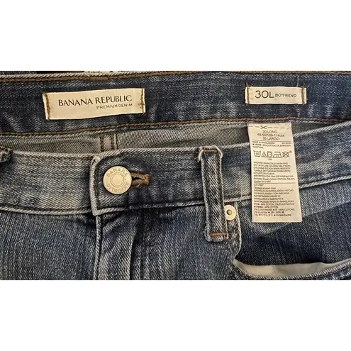 Banana Republic  Distressed Boyfriend Jeans Size 30L