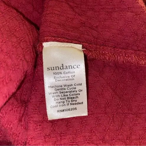 Sundance Peasant Bohemian Embroidered Lantern Sleeve Top in size M Size M