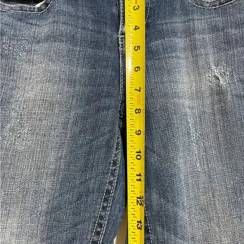 Seven7 Cropped Stretch Jeans Size 4 Medium Wash