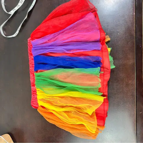 Rainbow Tutu Mini Skirt
