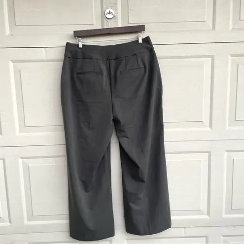 Lane Bryant  Womens Pants Slacks Gray Wide Leg Trouser Career Plus 14