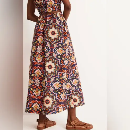 BODEN Pull On Cotton Midi Skirt Size 6