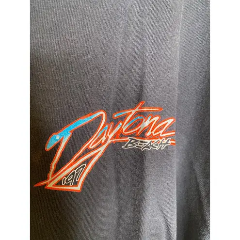 John Galt J Galt/ B Melville Retro Daytona Beach 97 Vintage Long Sleeve T-Shirt Sz Lg