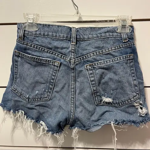 Reformation  Dixie High Rise Denim Shorts