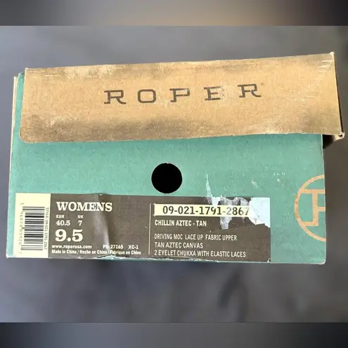 NWT Woman’s Roper Chillin Aztec Slip ons Tan Size 9.5 - Image 2