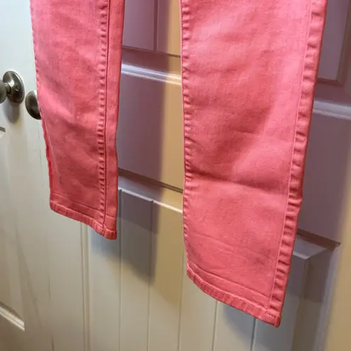 Mossimo Denim Mossimo Curvy Skinny Premium Denim Coral Pink Jeans Denim Sz 16 Fit 4 Bootcut #