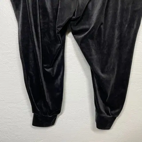 Lane Bryant Livi  Women Plus Size 26/ 28 Black Metro Velour Jogger Pockets Pants