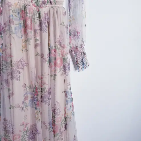 Baltic Born Layla Tulle Floral Maxi Dress New Without Tags
