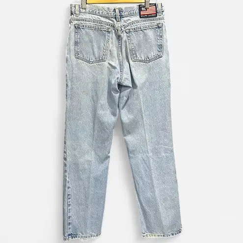 Vintage Polo Ralph Lauren 90s Mid Rise Classic Preppy Jeans Blue Size 30