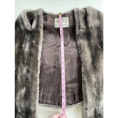 Princeton"s Mutation Vintage Brown Mink Fur Stole Cape Wrap Jacket Old Money Size M