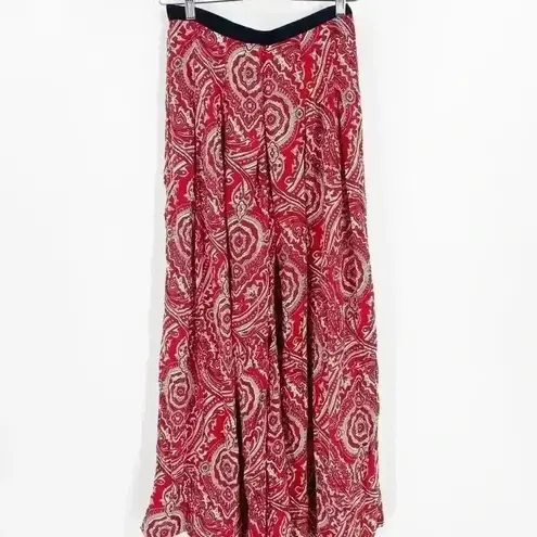 Staring At Stars UO Staring At Stars Women’s Lightweight Red Paisley Wide Leg Boho Pants Size 2