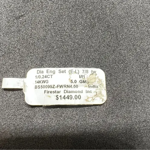 Engagement & Wedding Band Set, size 7