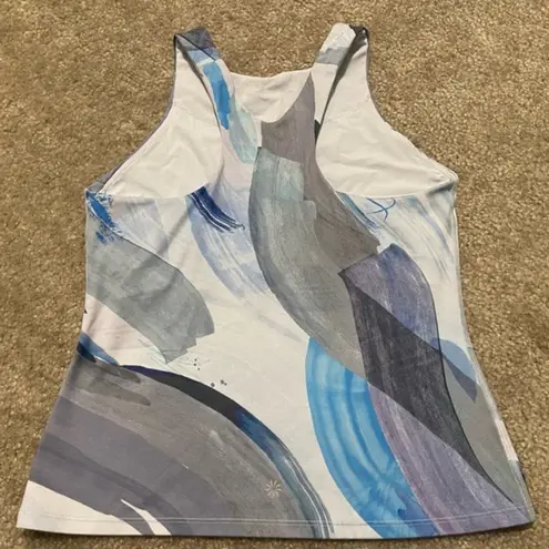 Athleta Women’s  Vibrance Snowball Blue Leggings and Tank Top Set Size S