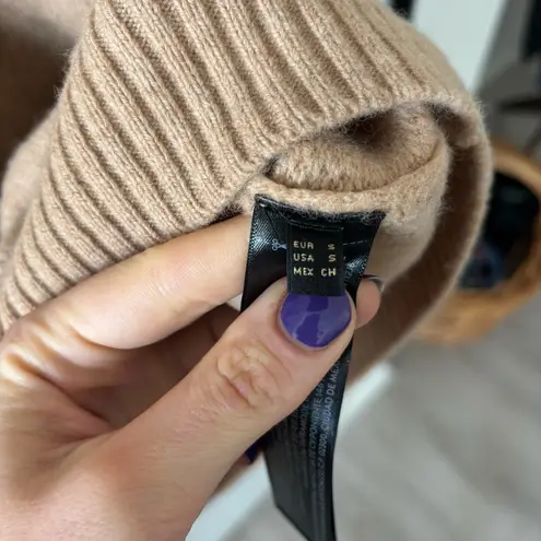 Massimo Dutti 100% Wool Hoodie – Size S – Winter Cozy Scandi Girl Quiet Luxury