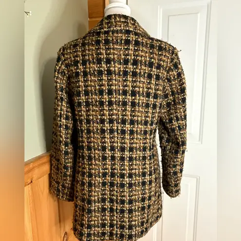 Carte double breasted wool blend coat. Size M Black Size M