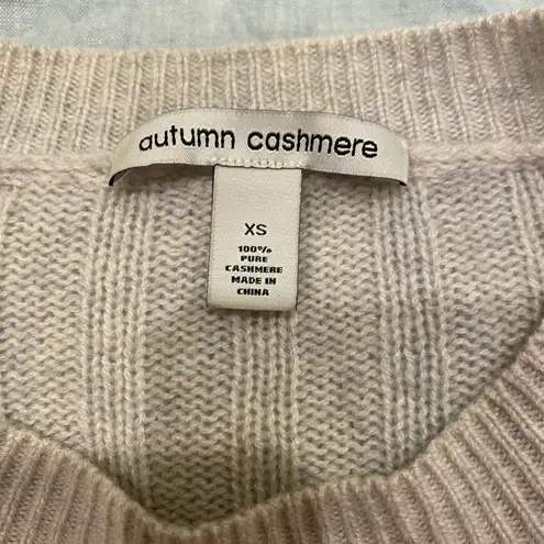 autumn cashmere  grey sweater XS