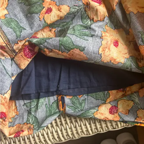 Tuckernuck NEW WITH TAGS Hyacinth House Margot Ruffle Strapless Midi Dress Blue Size M