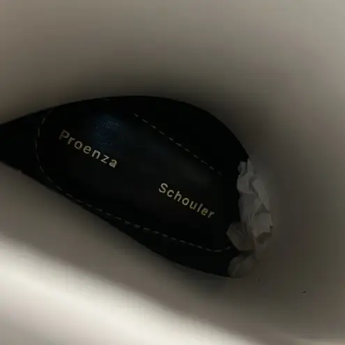 Proenza Schouler CA/SH Shearling Booties in Black, Size 38 NEW in Box + DustBag