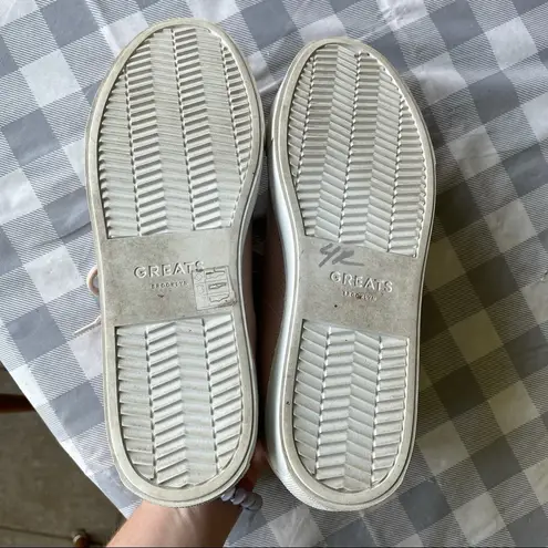 Greats The Royale Perforated Blush Sneakers Size undefined