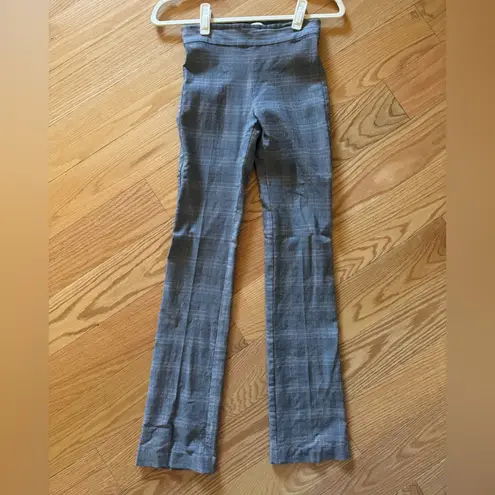 Avenue Montaigne Grey Black & White Plaid Becca Pant