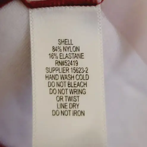 Mynah Bikini Halter Swimsuit Top Plum Wine Small Red