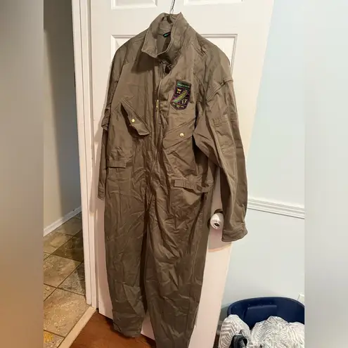 Houston White flight suit Green Size XXL