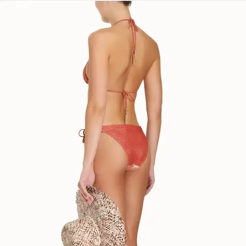 Zimmermann Zimmerman DEVI LUREX RING TIE BIKINI, size 0, $285