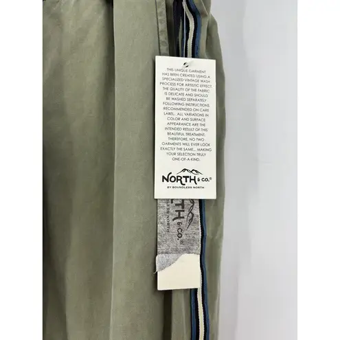 North & Co by Boundless North Pants Womens Large Side Stripe Jogger Olive NWT Green