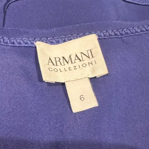 Armani Collezioni Jewel Blue Shirt in Size 6