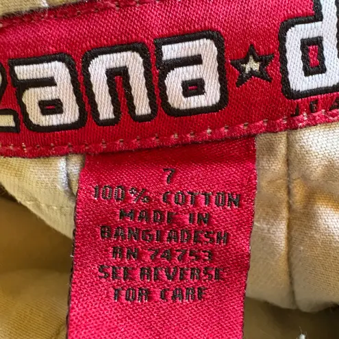 Y2K Khaki Lace Up Mini Skirt Indie Sleaze Skort Bratz Lolita Bimbo 2000s Size 7 Tan Size M