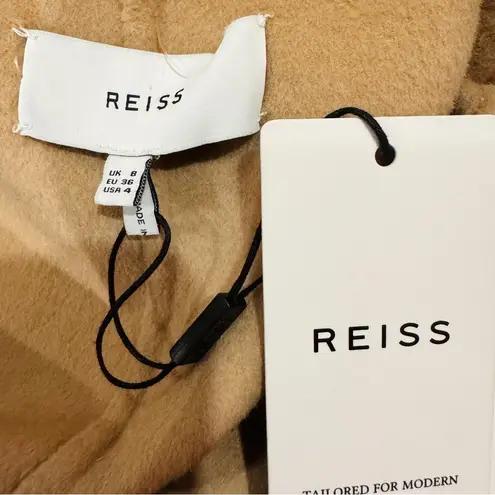 Reiss wool blend Elise belted coat NWT