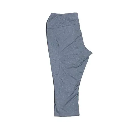 Magellan outdoors Magellan Plus Size Moisture-Wicking Fitted Capri Gray 1X