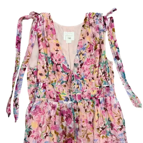 Shoshanna Zahra Floral Gown in Pink Multi, Size US 12